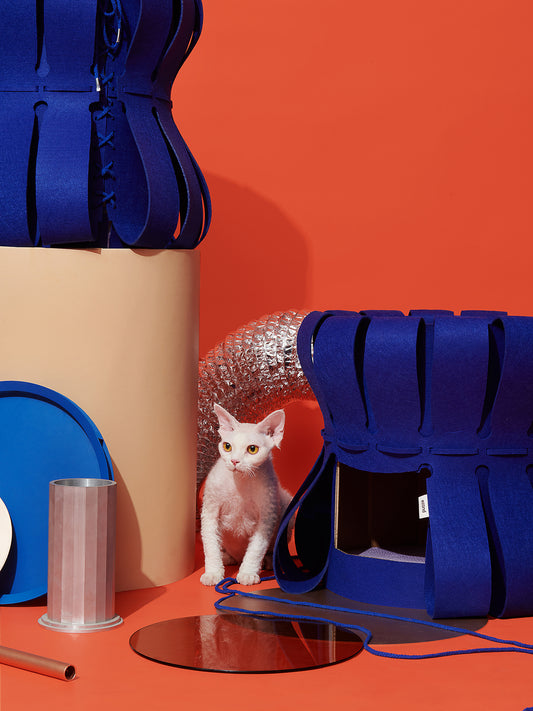 Fortress Traveller Cat House in Navy