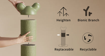 design krabpaal, gemaakt van recyclebaar materiaal.