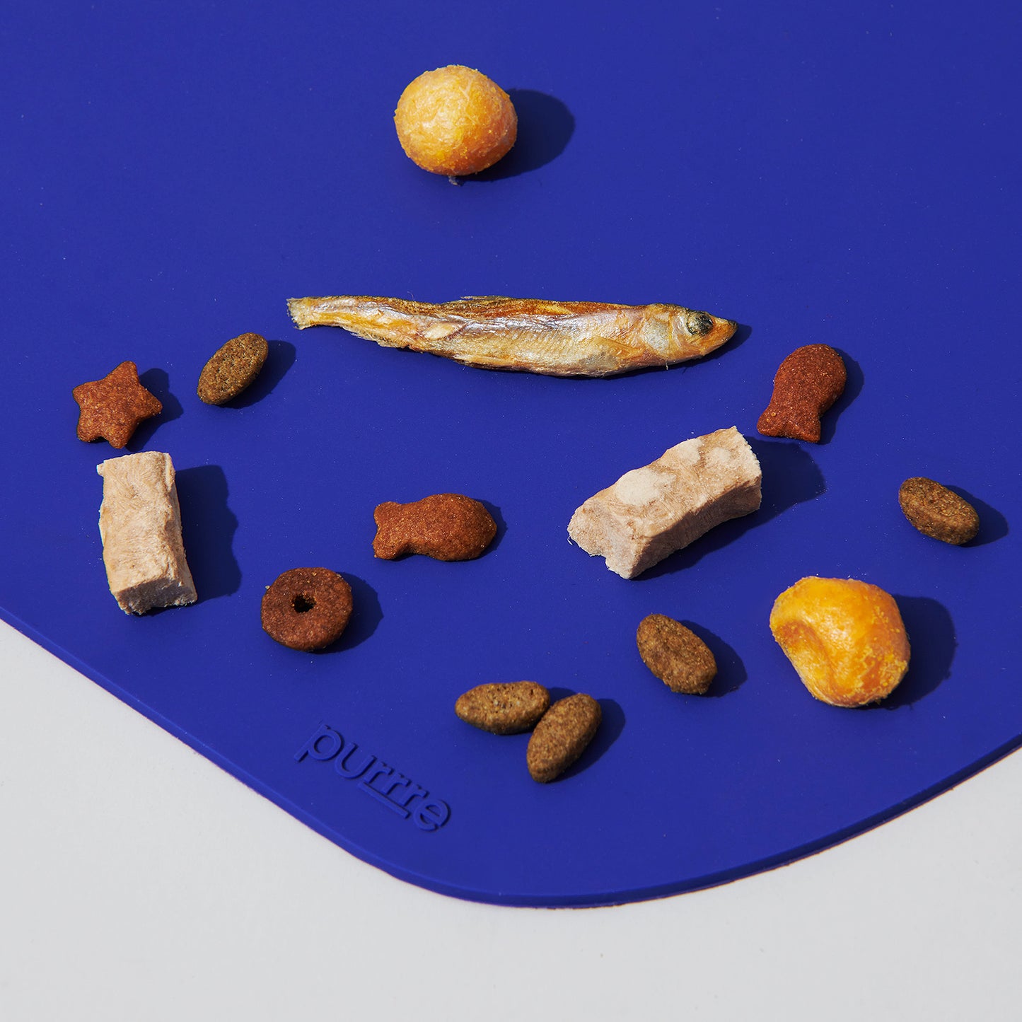 Food Mat, Placemat, blau, blue, voor katten