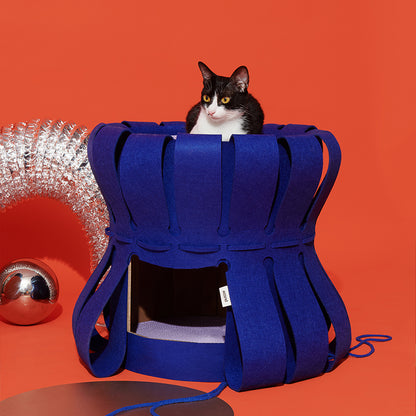 Fortress Traveller Cat House in Navy